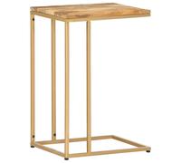 vidaXL Solid Mango Wood Side Table 35cm Home Tea Coffee Accent End Stand Desk