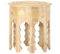vidaXL Solid Mango Wood Side Table End Coffee Tea Table Living Room Furniture
