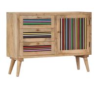 vidaXL Solid Mango Wood Sideboard 100cm Storage Cupboard Cabinet Lowboard Unit