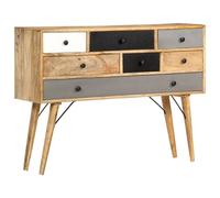 vidaXL Solid Mango Wood Sideboard 110x30x82cm Cabinet Storage Dresser Table