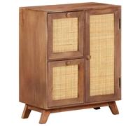 vidaXL Solid Mango Wood Sideboard 60x35x75 cm Storage Drawer Side Cabinet
