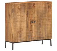 vidaXL Solid Mango Wood Sideboard 75x30x75cm Storage Cabinet Organiser Unit