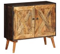 vidaXL Solid Mango Wood Sideboard 85x30x75cm Home Storage Cabinet Organiser