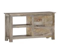 vidaXL Solid Mango Wood TV Cabinet 100x30x55cm Hifi Stereo Storage Stands
