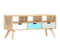vidaXL Solid Mango Wood TV Cabinet Sideboard Lowboard Bedroom Living Room