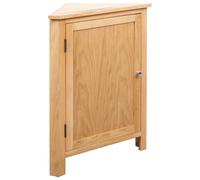 Vidaxl Corner Cabinet 59X45X80 Cm Solid Oak Wood
