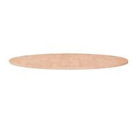 vidaXL Solid Oak Wood Round Table Top 90x1.5 cm - Rustic Adjustable Coffee/Side/Bar Tables - Natural Customizable Finish