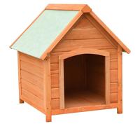 vidaXL Solid Pine & Fir Wood Dog House 72x85x82cm Puppy Pet Kennel Cabin Home vi