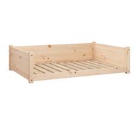 vidaXL Solid Pine Wood Dog Bed 105.5x75.5x28 cm Wooden Pet Sofa Dog Couch