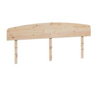 vidaXL Solid Pine Wood Headboard - 180 cm Bedroom Bed Frame Enhancer, Untreated, Rustic Design, Sturdy and Supportive