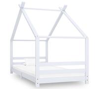 vidaXL Solid Pine Wood Kids Bed Frame Toddler Bedstead Furniture Bedroom Teenage