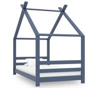 vidaXL Solid Pine Wood Kids Bed Frame Toddler Bedstead Furniture Bedroom Teenage