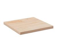 vidaXL Solid Pine Wood Square Table Top - Untreated Natural Finish, Versatile for Various Table Types, Rustic Look, 40x40x2.5 cm