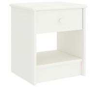 Vidaxl Bedside Cabinet White 35X30X40 Cm Solid Pinewood, White
