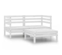 Garden Sofa Outdoor Sofa Wooden Sectional Sofa Seat Solid Wood Pine vidaXL