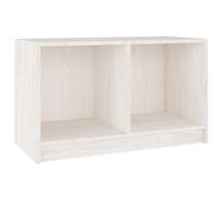 vidaXL Solid Pinewood TV Cabinet Home Living Room Furniture TV Stand Unit Media Console Table Stereo Hifi Cabinet Entertainment Centre White