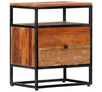 vidaXL Solid Reclaimed Wood Bedside Cabinet Storage Cupboard Sideboard Organiser