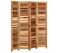 vidaXL Solid Reclaimed Wood Room Divider 170cm Home Partition Separate Screen