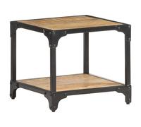 vidaXL Solid Rough Mango Wood Coffee Table Nightstand Couch Side Table Bedroom