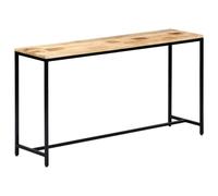 vidaXL Solid Rough Mango Wood Console Table 140cm Side Dressing Display Stand