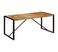 Vidaxl Dining Table Solid Rough Mango Wood 180 Cm