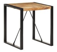 vidaXL Solid Rough Mango Wood Dining Table Desk Furniture Dining Room Home