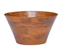 'vidaXL Solid Teak Wood Basin - Smooth, Durable, Easy-to-Clean, Versatile Usage, Pre-Assembled, 40 cm Diameter X 20 cm Height