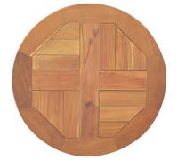 vidaXL Table Top Solid Teak Wood Round 2.5 cm 40 cm