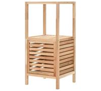 vidaXL Solid Walnut Wood Bathroom Storage Cabinet 39.5x35.5x86cm Washbox Unit