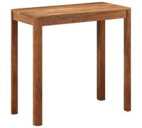vidaXL Solid Wood Acacia Bar Table with Honey Finish Wooden Table Furniture