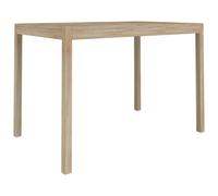 vidaXL Solid Wood Acacia Dining Table Wooden Kitchen Counter Long Dining Table
