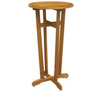vidaXL Solid Wood Acacia Garden Bar Table Garden Picnic Wooden Bistro Table