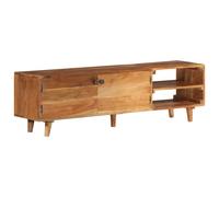 vidaXL Solid Wood Acacia TV Cabinet with Honey Finish Sideboard TV Stand
