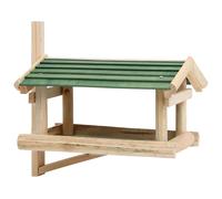 vidaXL Solid Wood Bird Feeder Peanut Seed Feeding Station Garden Outdoor Wooden