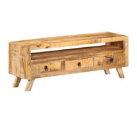 vidaXL Solid Wood Mango TV Cabinet Wooden HiFi Side Drawer Cabinet Furniture