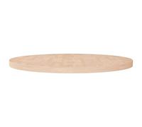 vidaXL - Solid Wood Oak Round Table Top Ø90x4 cm | Versatile, Untreated Dining, Coffee, Side, Bar, Console Table Surface | Rustic Design for Home and Commercial Use