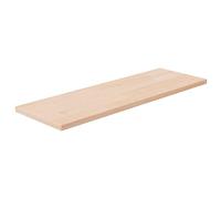 (60 x 20 x 1.5 cm (L x W x H)) vidaXL Solid Wood Oak Shelf Board Untreated Wooden Storage Shelf Multi Sizes