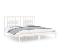 Bed Frame Bed Base Bedstead Bedroom Mattress Foundation Solid Wood vidaXL