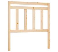 vidaXL Bed Headboard Solid Wood Pine Bed Frame Finish - Stylish Design with Durable Material and Easy Assembly - Ideal for Bedrooms
