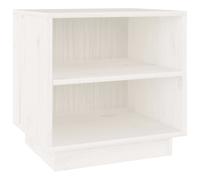 vidaXL Bedside Cabinet White 40x34x40 cm Solid Wood Pine