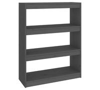 Solid Wood Pine Book Cabinet/Room Divider Rack Multi Colours/Sizes vidaXL