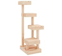 vidaXL Cat Tree 45.5x49x103 cm Solid Wood Pine