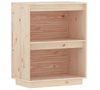 vidaXL Solid Wood Pine Console Cabinet Wooden Hallway Entryway Sideboard Side Hall Floating Living Room Bedroom Furniture with Storage