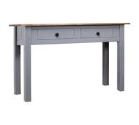 Vidaxl Console Table Grey 110X40X72 Cm Solid Pine Wood Panama Range