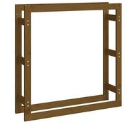 (Honey brown, 100 x 25 x 100 cm) vidaXL Solid Wood Pine Firewood Rack Shed Log Holder Multi Colours Multi Sizes