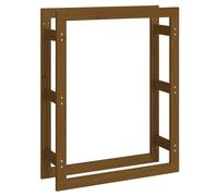 (Honey brown, 80 x 25 x 100 cm) vidaXL Solid Wood Pine Firewood Rack Shed Log Holder Multi Colours Multi Sizes