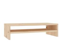Vidaxl Monitor Stand 50X24X13 Cm Solid Wood Pine