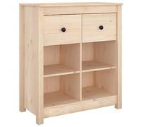 vidaXL Solid Wood Pine Sideboard Living Room Furniture Wooden Side Console Cabinet Cupboard Home Organiser Highboard Storage Cabinet