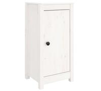 vidaXL Solid Wood Pine Sideboard White Wooden Cabinet Home Organiser Cupboard