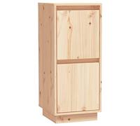 vidaXL Solid Wood Pine Sideboard Wooden Bedroom Side Storage Door Cabinet Shelf Sideboard Wooden Cupboard Living Room Furniture with Door